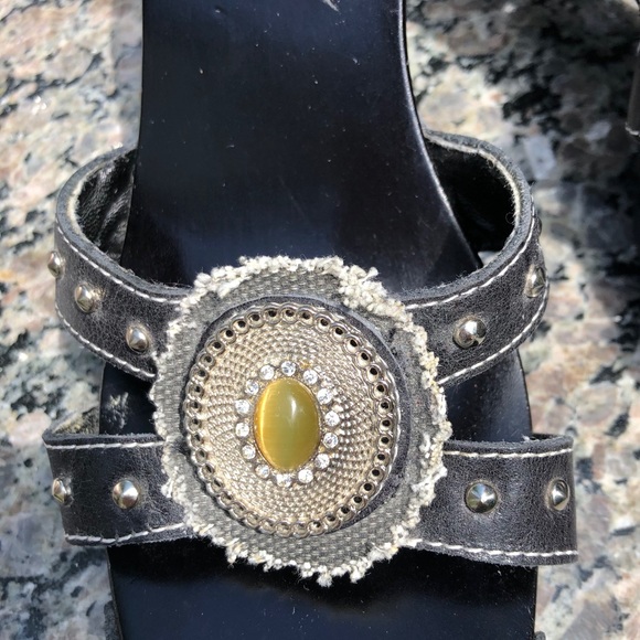 COUTURE Browns designer platform studded heels 💋 - Picture 5 of 15